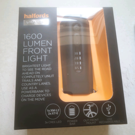 halfords 1600 lumen